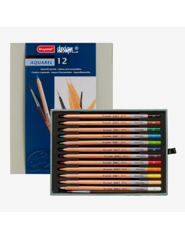 Lápis Bruynzeel Design Aquarel C/12 8835H12