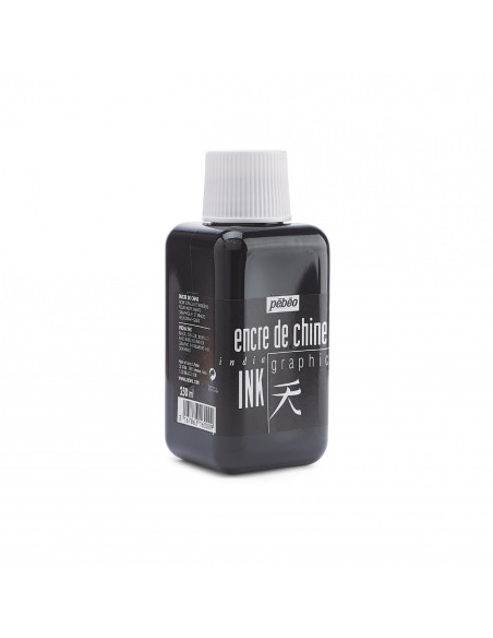 Tinta da China Pébéo 250 ml. Preta 316000