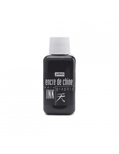 Tinta da China Pébéo 250 ml. Preta 316000