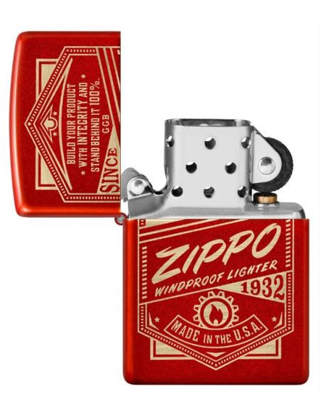 Isqueiro Zippo Designs Metallic Red 60006601