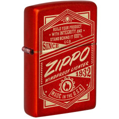 Isqueiro Zippo Designs Metallic Red 60006601 2