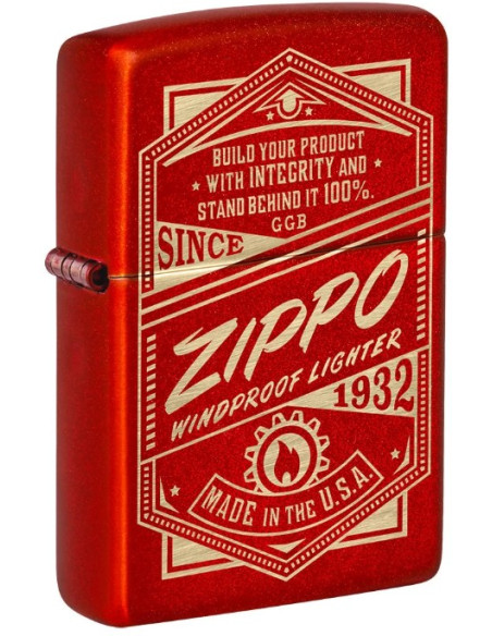 Isqueiro Zippo Designs Metallic Red 60006601