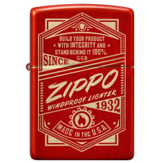 Isqueiro Zippo Designs Metallic Red 60006601