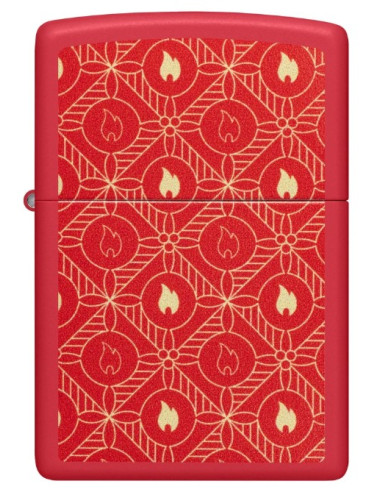 Isqueiro Zippo Designs Flame Red Matt 60007719