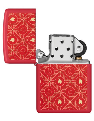 Isqueiro Zippo Designs Flame Red Matt 60007719