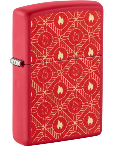 Isqueiro Zippo Designs Flame Red Matt 60007719