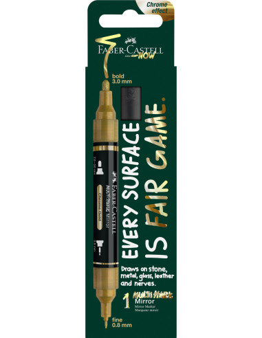 Faber-Castell Multimark Mirror Chrome Gold 185965