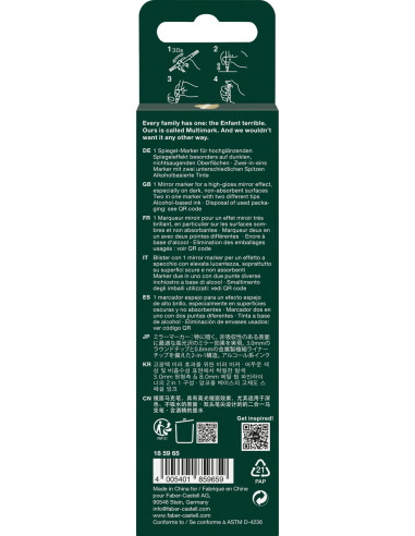 Faber-Castell Multimark Mirror Chrome Gold 185965